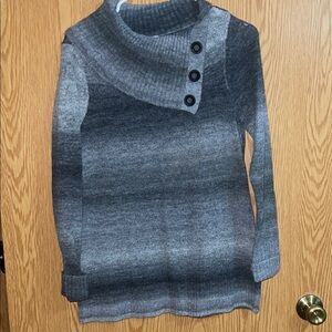 Gray Gradient Women's Sweater